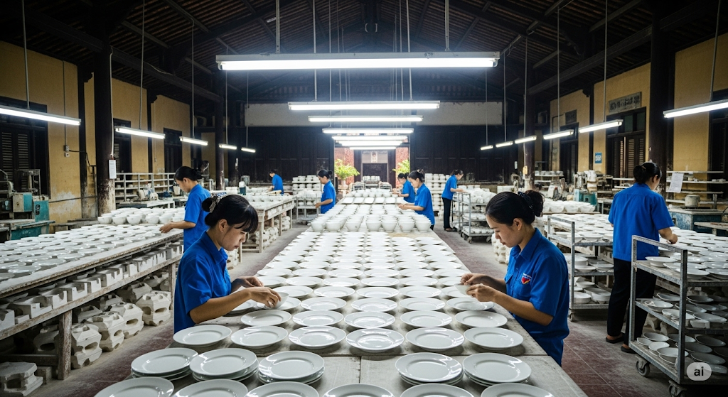 Xưởng sản xuất gốm sứ